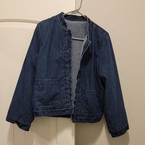 Madewell Reversible Sherpa Jean jacket